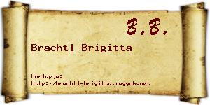 Brachtl Brigitta névjegykártya